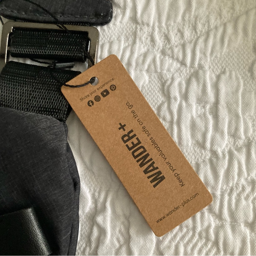 Wander Dark Gray Crossbody Bag - Picture 3 of 11